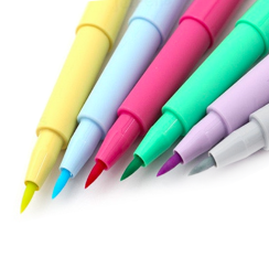 Набор брашпенов "Пастельные цвета" Faber-Castell Pitt Artist Pen Brush 6 цветов