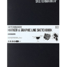 Скетчбук Sketchmarker Marker & Graphic Line универсальный чёрный с мягкой обложкой 17х25 см / 16 листов / 180 гм купить в магазине Скетчинг ПРО с доставкой