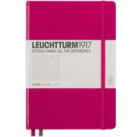 Записная книжка Leuchtturm «Medium» A5 в линейку фуксия 251 стр.
