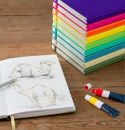 Скетчбук Leuchtturm «Square» 225х224мм лимонный 112 стр.