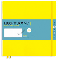 Скетчбук Leuchtturm «Square» 225х224мм лимонный 112 стр.