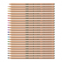 Набор цветных карандашей MILAN 24 цвета в картонной упаковке шестигранные