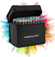 FINECOLOUR BRUSH MINI 100 маркеров "Максимальный" набор в фирменном пенале