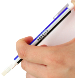 Ластик-ручка Tombow Mono Zero Eraser (прямоугольный ластик), черная