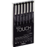 Набор черных водоустойчивых линеров Touch Liner Black 7 штук купить в магазине маркеров и товаров для скетчинга ПРОСКЕТЧИНГ