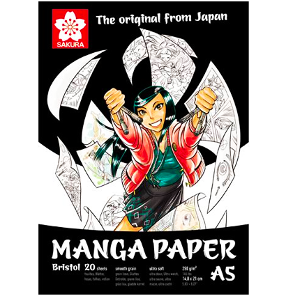 Альбом Sakura Manga Bristol для иллюстрирования А5 / 20 листов / 250 гм