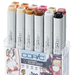 Набор маркеров COPIC CLASSIC Portrait 12 (телесные)