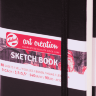 Скетчбук черный для зарисовок Art Creation Sketchbook Royal Talens с резинкой А6 / 80 листов / 140 гм купить в художественном магазине Скетчинг ПРО с доставкой по РФ и СНГ