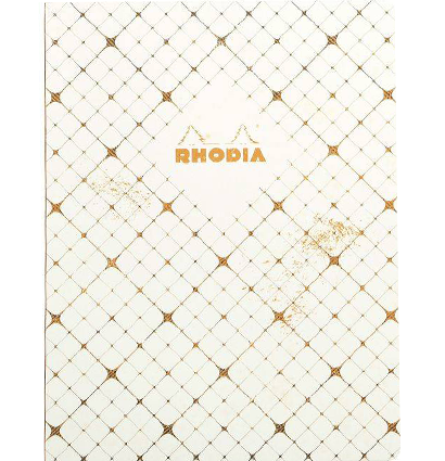 Блокнот в клетку Rhodia Heritage Quadrille мягкая обложка бежевый А4 / 32 листа / 90 гм