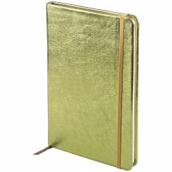 Записная книжка зеленая из натуральной кожи Cuirise ClaireFontaine в линейку А5 / 72 листа / 90 гм