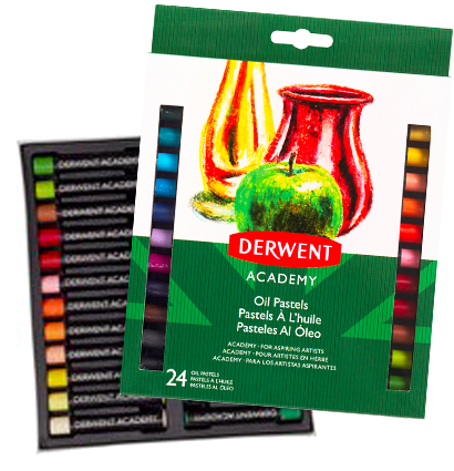 Пастель масляная Derwent Academy набор 24 цвета