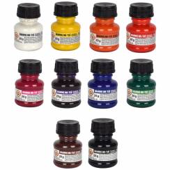 Тушь акриловая плакатная Koh-I-Noor Drawing Ink набор 10 цветов