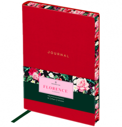 Ежедневник недатированный "Флоренция цветы" Greenwich Line B6 / 136 листов