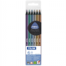 Набор цветных карандашей MILAN 6 цветов Металлик в картонной упаковке