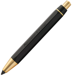 Механический карандаш Kaweco Sketch Up в жестяном футляре коллекционный, черно-золотой