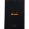 Ежедневник Rhodia Basics линейка мягкая обложка черный А4 / 80 листов / 80 гм