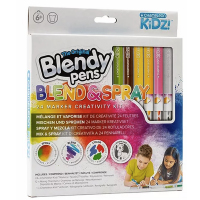 Набор для творчества Chameleon "Смешивание и спрей" 24 цвета маркеров, аэрограф