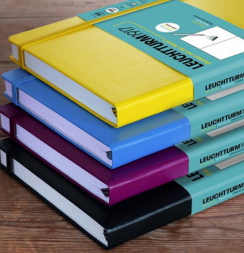 Скетчбук Leuchtturm А5 черный 112 стр.