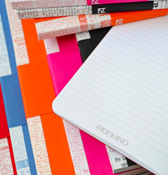 Блокнот для записей Fabriano Soft Touch Notebook линованный А6 / 80  листов / 90 гм