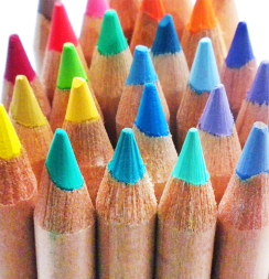 Пастельные карандаши Pastel Design Bruynzeel набор 24 цвета в выдвижном кейсе
