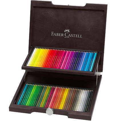 Polychromos цветные карандаши Faber-Castell 72 цвета набор в шкатулке
