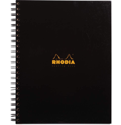 Ежедневник Rhodia Business линейка мягкая обложка черный А5 / 80 листов / 90 гм