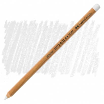 Пастельный карандаш Faber-Castell Pitt Pastel 101 белый средний