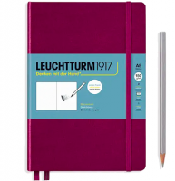 Скетчбук Leuchtturm А5 винный 112 стр.