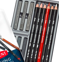 Набор для графики Derwent Sketching Collection 12 предметов в пенале (карандаши+графит)