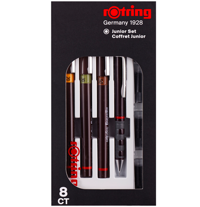 Набор изографов Rotring Junior Set 3 штуки, механический карандаш и чернила (0.2, 0.3, 0.5)
