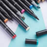 Маркер Finecolour Brush Mini Marker (240 цветов) двусторонний с кистью поштучно / выбор цвета купить в магазине маркеров Скетчинг Про с доставкой по всему миру