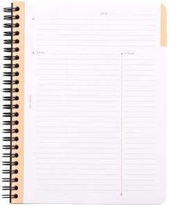 Ежедневник Rhodia Classic линейка мягкая обложка белый А5 / 80 листов / 90 гм