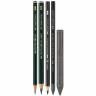 Набор чернографитных карандашей Faber-Castell Pitt Graphite 5 штук с ластиком и точилкой купить в магазине Скетчинг Про с доставкой