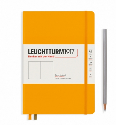 Записная книжка Leuchtturm «Rising Colours» А5 нелинованная теплый желтый 251 стр.