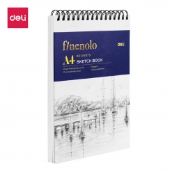 Альбом для графики Finenolo на спирали по короткой стороне A4 / 60 листов / 160 гм