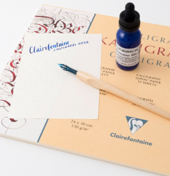 Альбом для каллиграфии Clairefontaine Calligraphy Japon 30х30 см / 25 листов / 130 гм