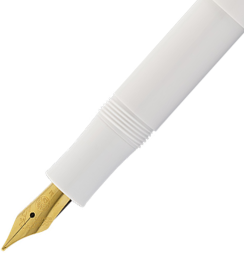 Перьевая ручка Kaweco Classic Sport белая в пластиковом корпусе корпусе с синим картриджем