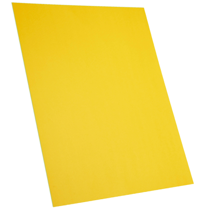 Цветная бумага Жёлтый золотой для рисования и дизайна Sadipal Sirio пачка А4 / 50 листов / 120 гм
