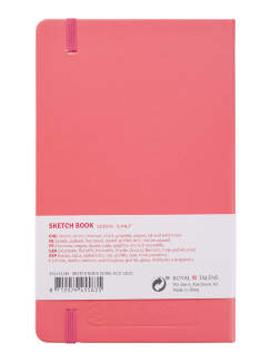 Скетчбук коралловый для зарисовок Art Creation Sketchbook Royal Talens с резинкой А5 / 80 листов / 140 гм