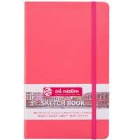 Скетчбук коралловый для зарисовок Art Creation Sketchbook Royal Talens с резинкой А5 / 80 листов / 140 гм