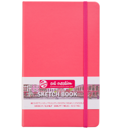 Скетчбук коралловый для зарисовок Art Creation Sketchbook Royal Talens с резинкой А5 / 80 листов / 140 гм