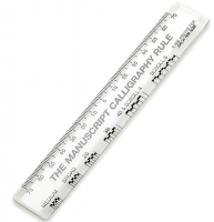 Линейка для каллиграфии Manuscript Calligraphy Rule 70 мм в блистере