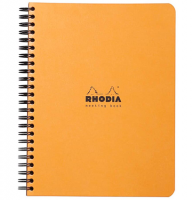 Ежедневник Rhodia Classic линейка мягкая обложка оранжевый А5 / 80 листов / 90 гм