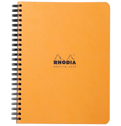 Ежедневник Rhodia Classic линейка мягкая обложка оранжевый А5 / 80 листов / 90 гм