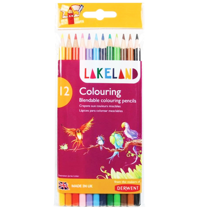 Набор цветных карандашей Derwent Lakeland Colouring 12 цветов