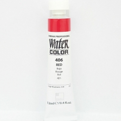 Краска акварельная SH WATER COLOR PRO туба 12мл №406 красный