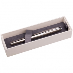 Ручка перьевая Parker Urban Premium Silvered Powder CT 0,8 мм в подарочной упаковке