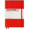Записная книжка Leuchtturm «Medium» A5 в точку красная 251 стр.