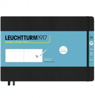 Скетчбук Leuchtturm А5 ландшафт черный  112 стр.