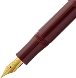 Перьевая ручка Kaweco Classic Sport бордовая в пластиковом корпусе корпусе с синим картриджем